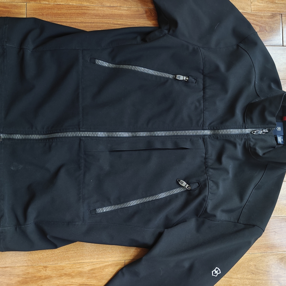 Men's Black Softshell Jacket